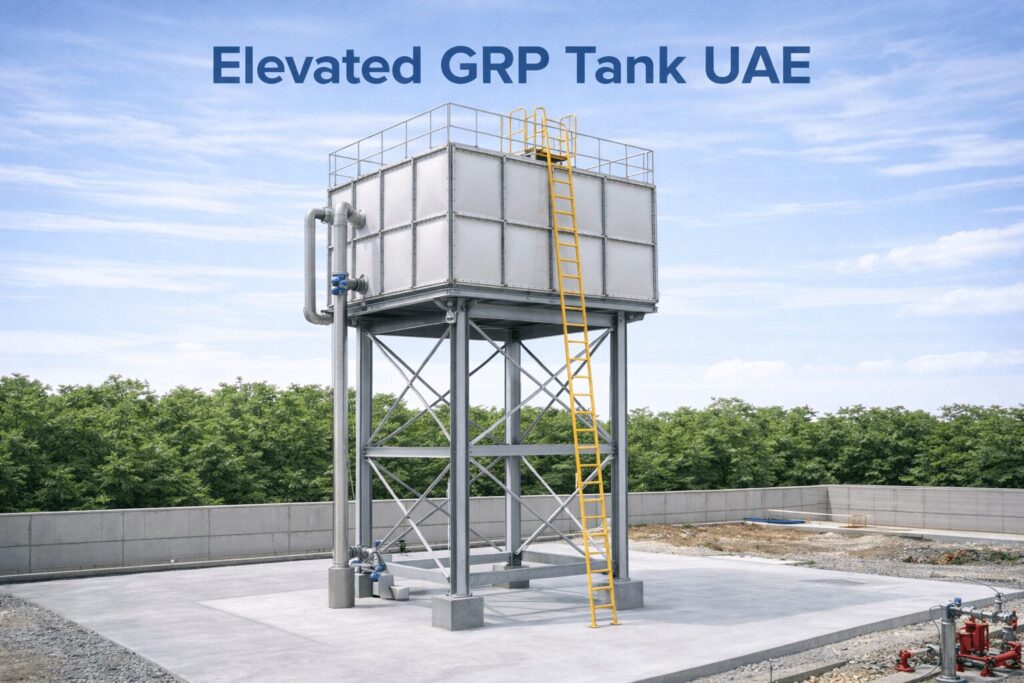 Best elevated water tanks and GRP panel tanks in the UAE