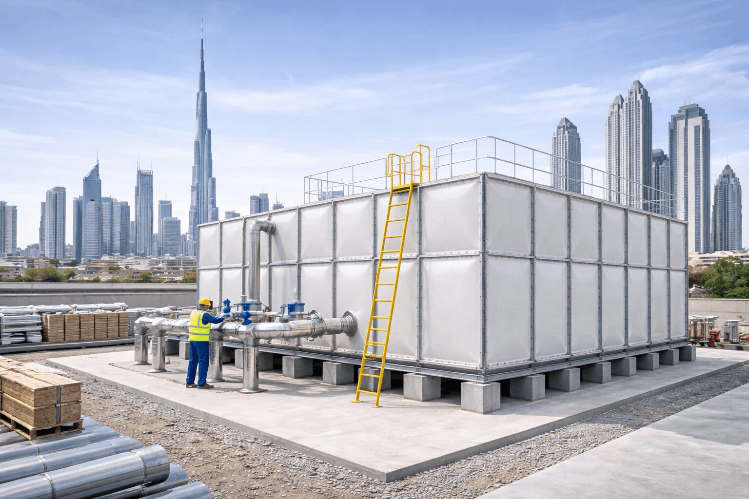 GRP Panel Tanks Dubai UAE