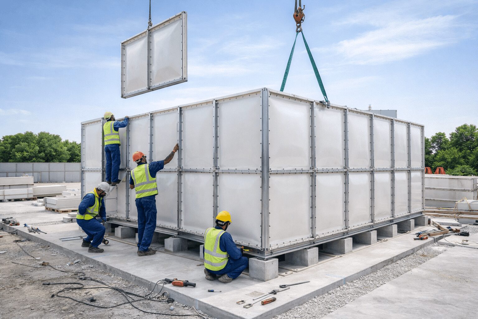 GRP Panel Tanks Dubai