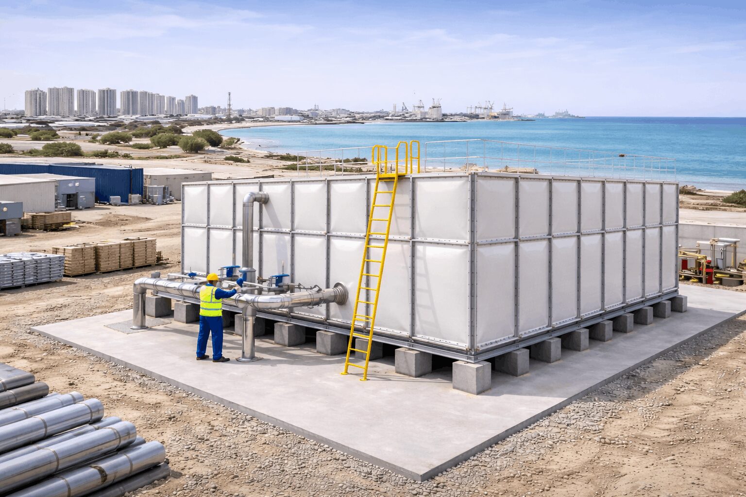 GRP Panel Tanks Umm Al Quwain